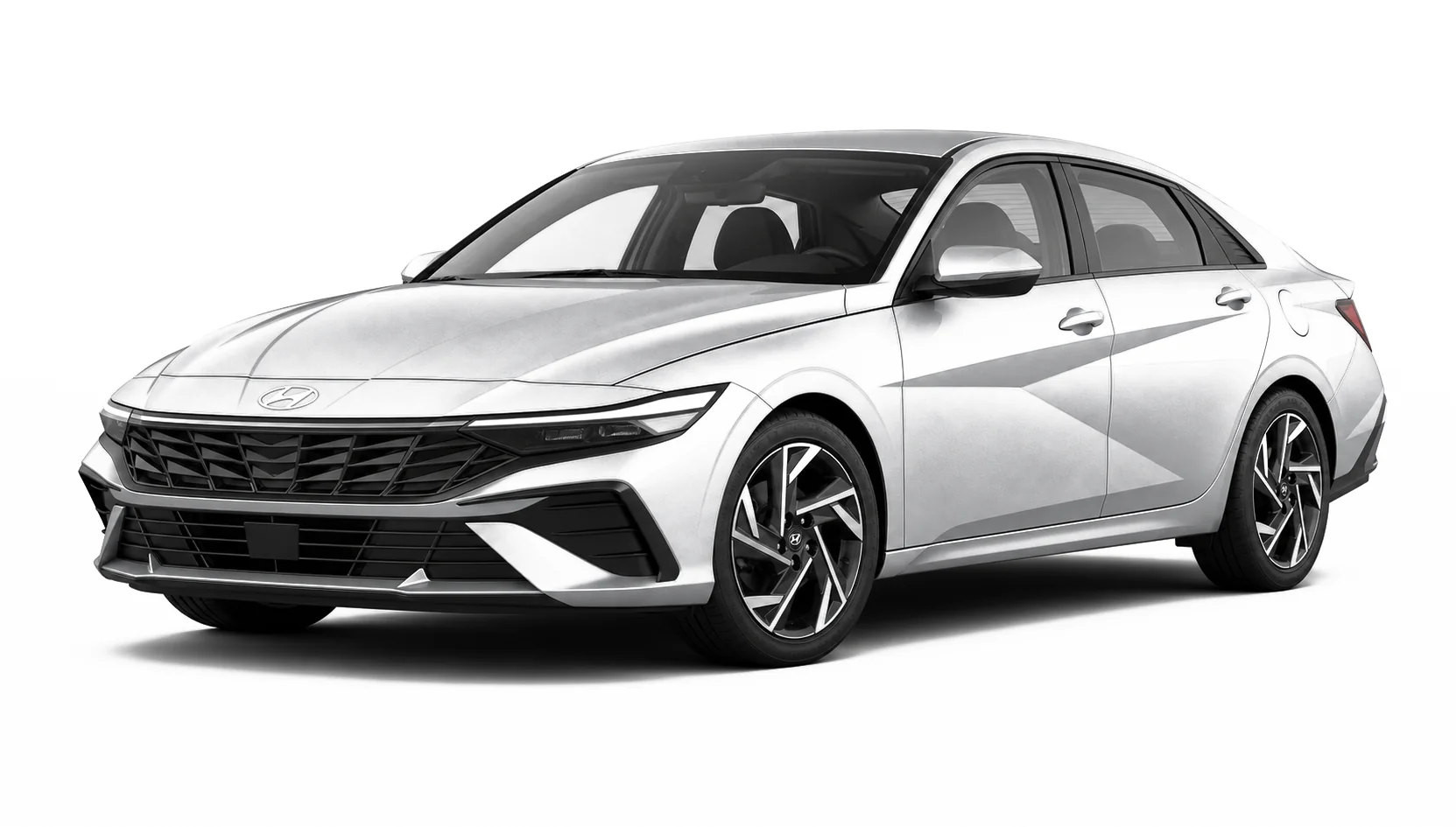 2025 Hyundai Elantra Hybrid Blue studio car image